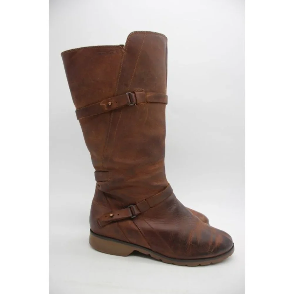Teva De La Vina Boots Women's 7.5 Brown Waterproof Leather 1003011